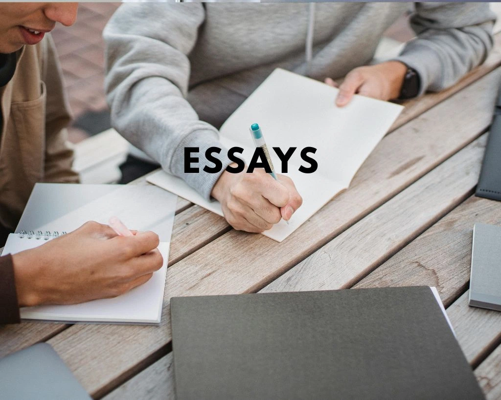 How to Write Essays: Tips & Guide 1 a man and woman sitting at a table with a notebook and papers