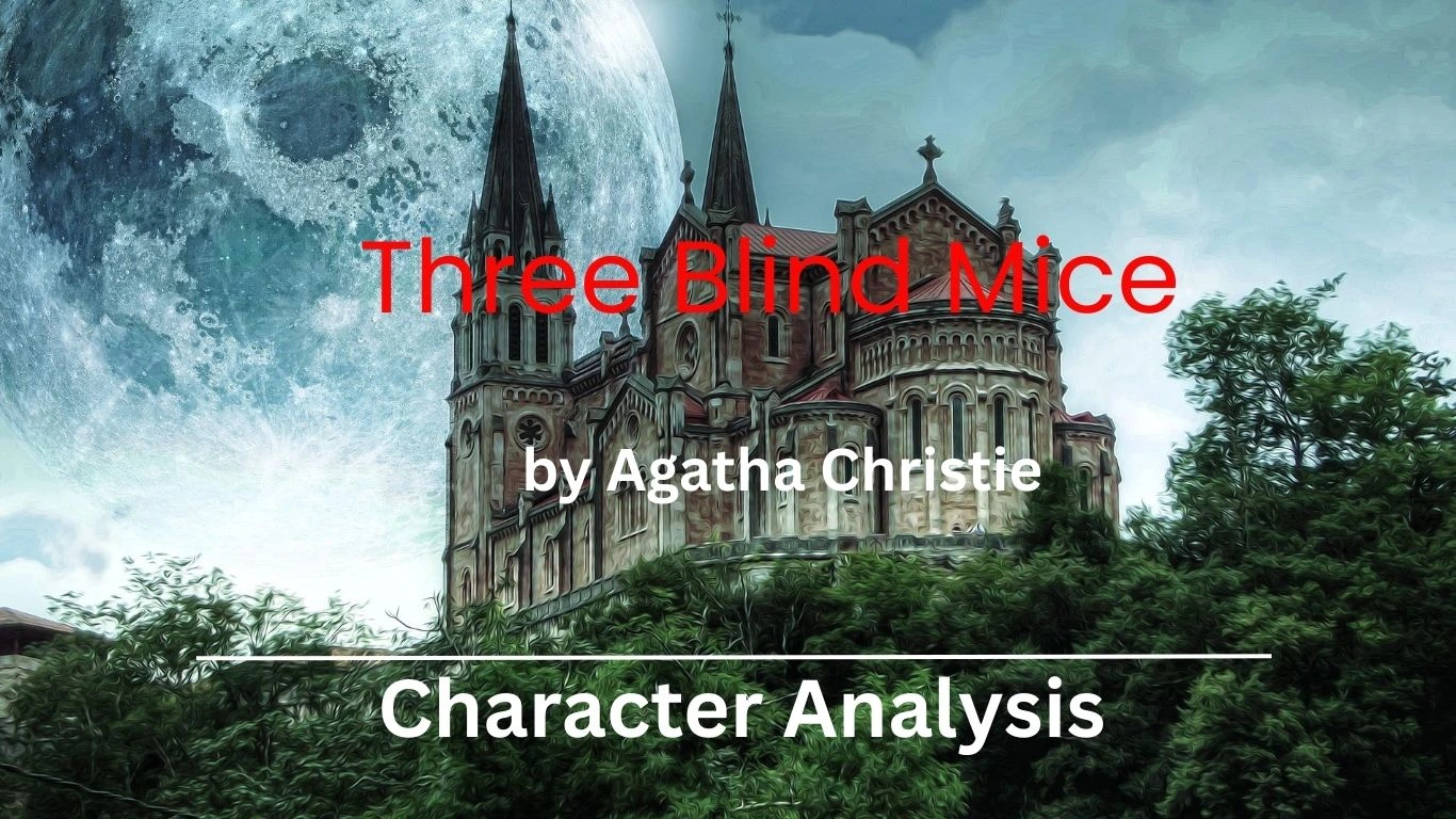 a castle with a large moon in the background